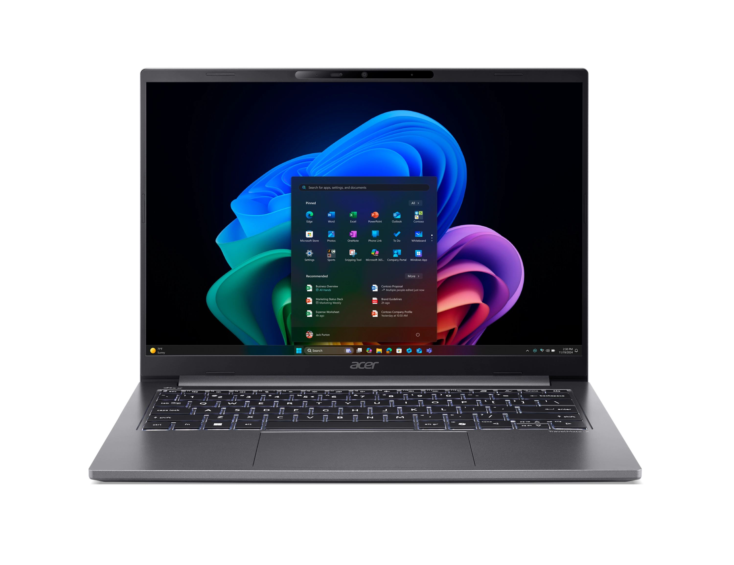 Acer TravelMate TMX414-51-TCO-56A6 Copilot+ PC Intel Core Ultra 5 228V Laptop 35.6 cm [14] WUXGA 32 GB LPDDR5x-SDRAM 512 GB SSD Wi-Fi 7 [802.11be] Windows 11 Pro Black (ACER TM X4 TMX414-51 14IN - WUXGA ULTRA5 228V 32/512GB W11P) - German version