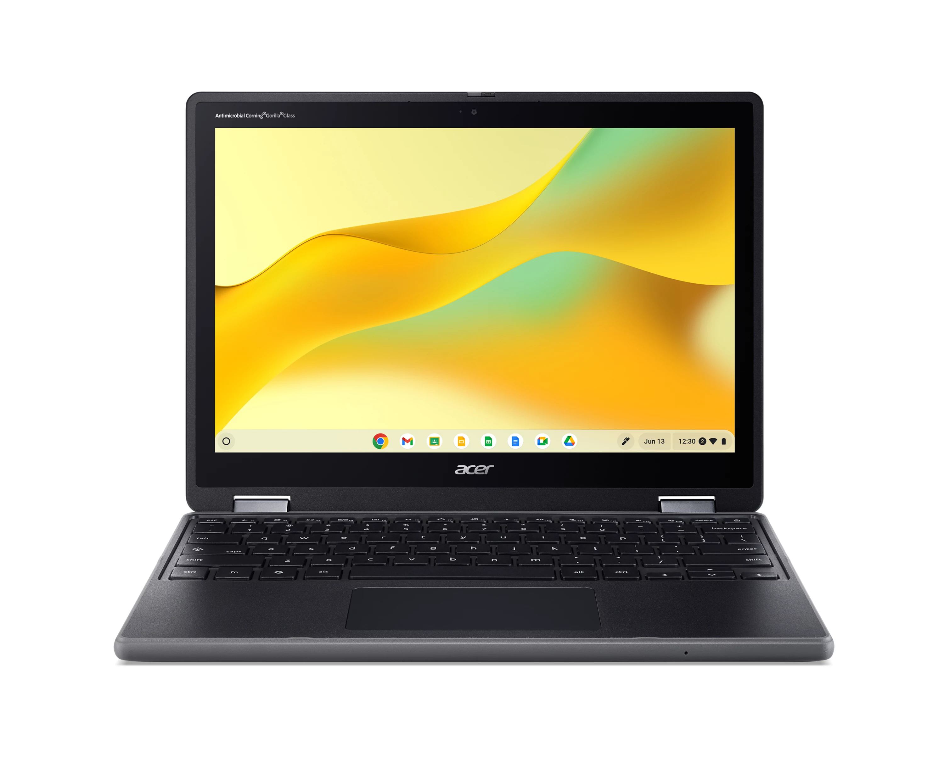 Acer Aspire Chromebook Spin 512 R857TN-TCO-C1CM 2 in 1 (Acer Chromebook Spin 512 R857TN-TCO - Flip design - Intel N-series - N150 / up to 3.6 GHz - Chrome OS - Intel Graphics - 4 GB RAM - 64 GB eMMC - 12.2 IPS touchscreen 1920 x 1200 - Wi-Fi 6E, Bluetooth - shale black - kbd: UK)