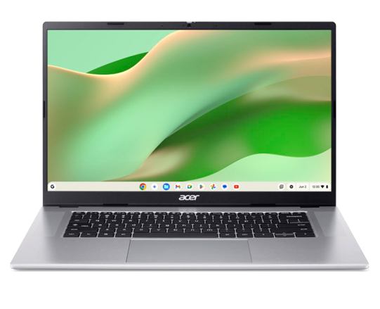 Acer Chromebook CB315-8H-86UB MediaTek Kompanio 540 39.6 cm [15.6] Full HD 8 GB LPDDR4x-SDRAM 128 GB Flash Wi-Fi 6 [802.11ax] ChromeOS Silver German (ACER CB 315 15.6IN - FHD MEDIATEK 540 8/128GB CHROMEO) - German version