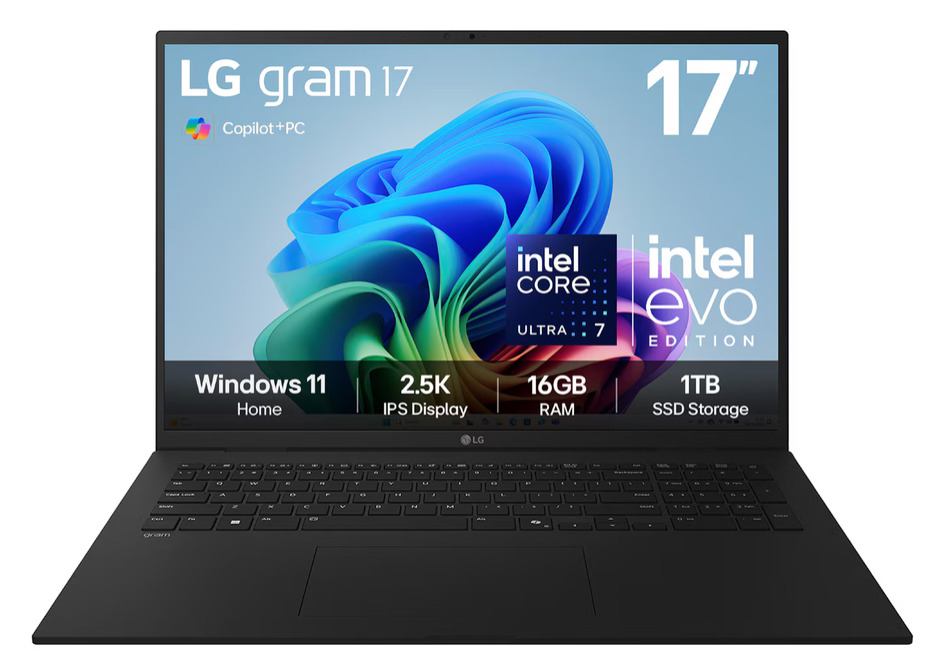 LG 17Z90TL-G.AU78AN laptop Ultrabook (LG 17 W11H 16GB GRAM AI WQXGA)