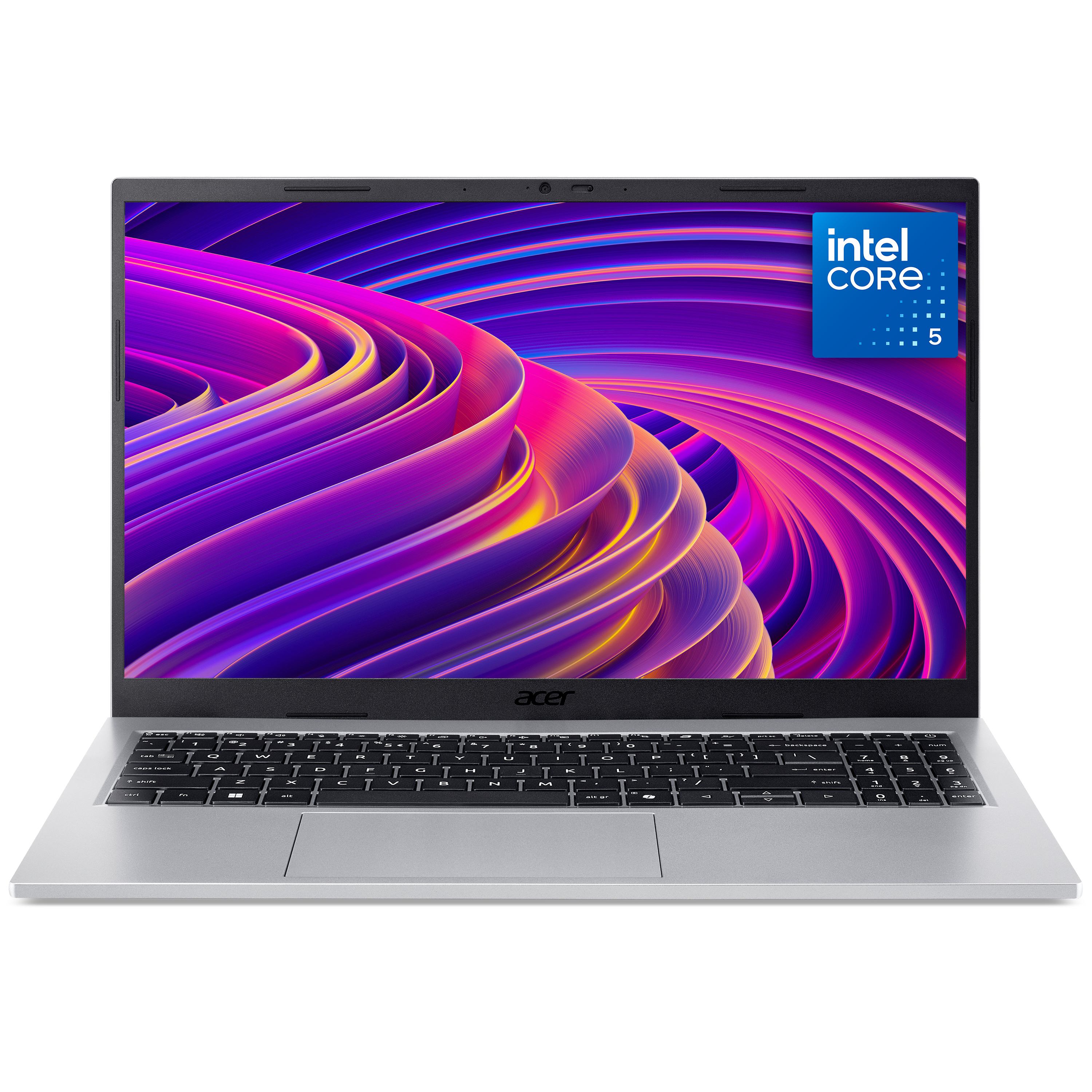 Acer Aspire Go 15 15.6 Laptop – Intel Core 5, 8GB RAM, 512GB SSD (AG15-72P C5 120U 8GB 512GB W11 SLV)