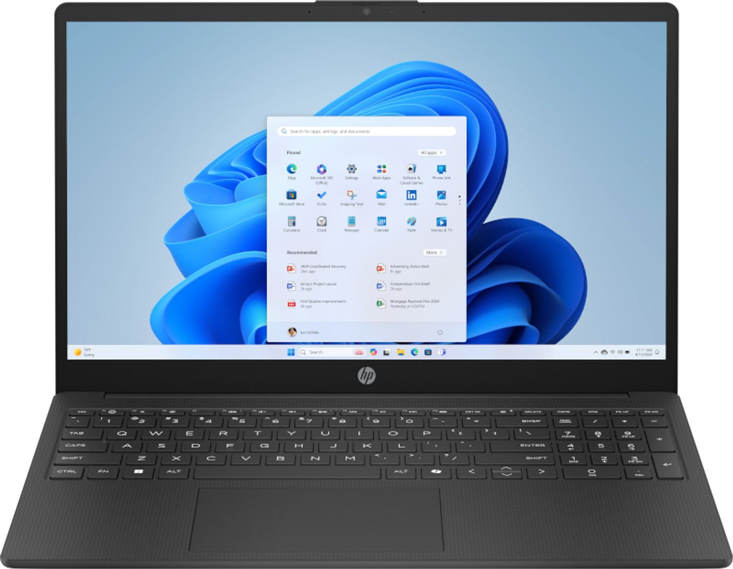 HP E2KU8EA laptop AMD Ryzen™ 3 7320U 39.6 cm [15.6] Full HD 4 GB LPDDR5-SDRAM 512 GB SSD Wi-Fi 6 [802.11ax] Windows 11 Home Black (15-FC1010NAX R3-7320U 4GB 512GB W11H)