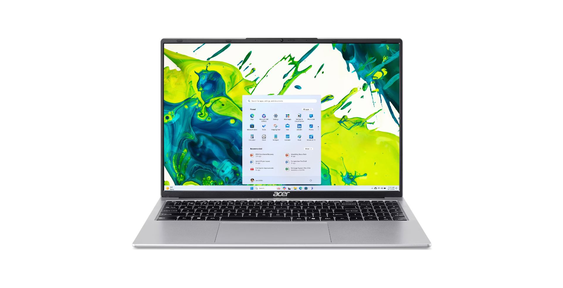Acer Aspire Lite AL16-54P-523X Intel® Core™ i5 i5-1334U Laptop 40.6 cm [16] WUXGA 16 GB DDR5-SDRAM 512 GB SSD Wi-Fi 6 [802.11ax] Windows 11 Home Silver (Acer Aspire Lite 16 AL16-54P-523X 16 WUXGA IPS Core i5-1334U 16GB/512GB SSD Win11) - German version