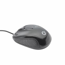 connektgear MO542 USB Mid-Size 3 Button Optical Mouse - Black 