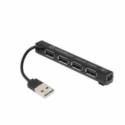 connektgear 4 Port Hub USB 2 Type A - Bus Powered - Black 