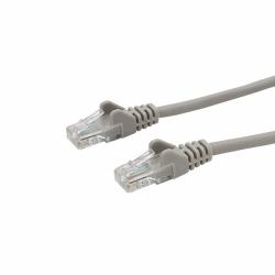 connektgear 10m RJ45 CAT5e UTP Stranded Flush Moulded Network Cable - 24AWG - Grey 