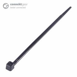 connektgear PLASTIC CABLE TIES [HIGH TENSIL - 100 X 2.5MM - PACK OF 100 BLACK
