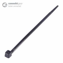 connektgear CONNEkT Gear Plastic Cable Ties [High Tensile Strength] 200 x 4.5mm - Pack of 100 Black 