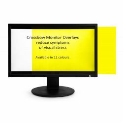 Crossbow Education Monitor Overlay Yellow - 24" Widescreen [299 x 529 mm].. [None warranty]