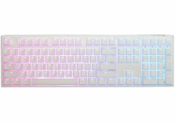 Ducky One3 Pure White Full keyboard Gaming USB UK English 