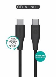 eSTUFF ES604180-BULK USB cable USB 2.0 1 m USB C 60 W Black 
