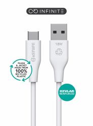 eSTUFF ES605170 USB cable USB 2.0 1 m USB C USB A 60 W White 