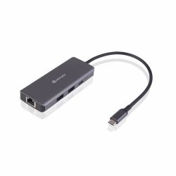 eSTUFF ES623013 laptop dock/port replicator Grey 