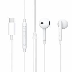 eSTUFF ES652200-BULK headphones/headset Wired In-ear Calls/Music USB Type-C White 