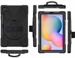eSTUFF AUSTIN Defender Case for Samsung Galaxy Tab S6 Lite 2022/2020 - Black 