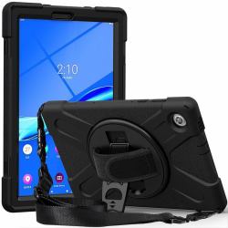 eSTUFF AUSTIN Defender Case for Lenovo TAB M10 HD 2nd Gen [TB-X306X] - Black 