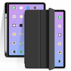 eSTUFF SEATTLE Pencil Case for iPad 10.2 - Black PU leather 