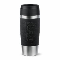 EMSA Travel Mug Classic N2020200 travel mug 360 ml Black, Stainless steel Stainless steel 