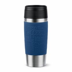 EMSA Travel Mug Classic N2020300 travel mug 360 ml Black, Blue, Stainless steel Stainless steel 