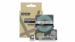 epson consumer et Epson Matte Tape – Clear/Black 18mm[8m] – LK-5TBJ 