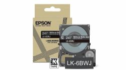 epson consumer et Epson Matte Tape – Black/White 24mm[8m] – LK-6BWJ 