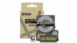 epson consumer et Epson Matte Tape – Khaki/White 24mm[8m] – LK-6QWJ 