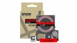 epson consumer et Epson Colour Tape – Fluorescent Red/Black 12mm[5m] – LK-4RBF 