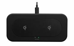 Essentials 1110141 mobile device charger Smartphone Black USB Wireless charging Indoor 
