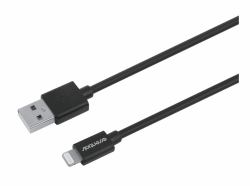 Essentials 1110708 lightning cable 0.2 m Black 