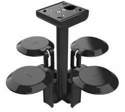 Flexson FLXE100CM4021 speaker mount Ceiling Stainless steel Black 