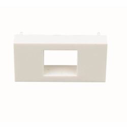 full Garbot F22 Keystoneplate Empty. 22.5X45 mm. White 