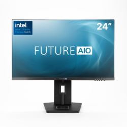 FutureAIO AIO24-12i5-W11P-512/2x16W6E Intel Core 3 i3-1220P 61 cm [24"] All-in-One PC 16 GB DDR4-SDRAM 256 GB SSD Windows 11 Pro Black  - German version