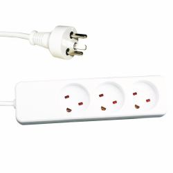 Garbot 24155123-5EE power extension 5 m 3 AC outlet[s] Indoor White 