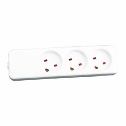 Garbot Z66000107-PA01 power extension 3 AC outlet[s] Indoor White 