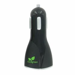 iGo USB Car Charger Digital camera, GPS, Headset, Mobile phone, MP3, MP4, PDA Black Indoor, Outdoor 