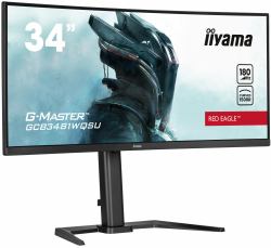 iiyama G-MASTER GCB3481WQSU-B1 computer monitor 86.4 cm [34"] 3440 x 1440 pixels UltraWide Quad HD LCD Black 