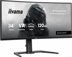 iiyama GCB3482WQSU-B1 computer monitor 86.4 cm [34"] 3440 x 1440 pixels UltraWide Quad HD LED Black 