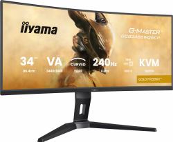 iiyama G-MASTER GCB3486WQSCP-B1 computer monitor 86.4 cm [34"] 3440 x 1440 pixels UltraWide Quad HD Black 