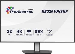 iiyama ProGraphic HB3201UHSNP-B1 computer monitor 80 cm [31.5"] 3840 x 2160 pixels 4K Ultra HD Black 
