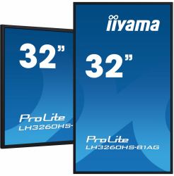 iiyama LH3260HS-B1AG Signage Display Digital A-board 80 cm [31.5"] LED Wi-Fi 500 cd/m² Full HD Black Built-in processor Android 11 24/7 