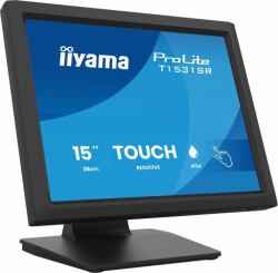 iiyama ProLite T1531SR-B2S computer monitor 38.1 cm [15"] 1024 x 768 pixels XGA Touchscreen Tabletop Black 
