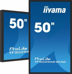 iiyama TF5039AS-B1AG computer monitor 125.7 cm [49.5"] 3840 x 2160 pixels 4K Ultra HD LED Touchscreen Black 