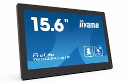 iiyama TW1623AS-B1P Signage Display Interactive flat panel 39.6 cm [15.6"] Wi-Fi 385 cd/m² Double Full HD Black Touchscreen Built-in processor Android 24/7 