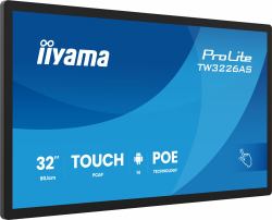 iiyama TW3226AS-B3P Signage Display Kiosk design 80 cm [31.5"] LED Wi-Fi 430 cd/m² Full HD Black Touchscreen Built-in processor Android 24/7 