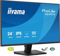 iiyama ProLite X2491H-B1 computer monitor 60.5 cm [23.8"] 1920 x 1080 pixels Full HD LCD Black 