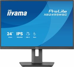 iiyama ProLite XB2495WSC-B1 computer monitor 61.2 cm [24.1"] 1920 x 1200 pixels WUXGA LED Black 