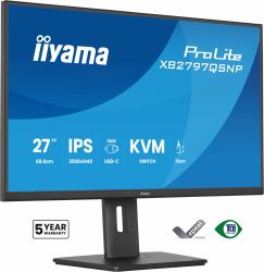 iiyama ProLite XB2797QSNP-B1 computer monitor 68.6 cm [27"] 2560 x 1440 pixels Quad HD LCD Black 