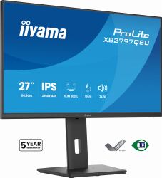 iiyama ProLite XB2797QSU-B1 computer monitor 68.6 cm [27"] 2560 x 1440 pixels Quad HD LED Black 
