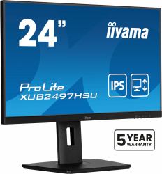iiyama XUB2497HSU-B2 computer monitor 60.5 cm [23.8"] 1920 x 1080 pixels Full HD LED Black 