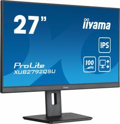 iiyama ProLite XUB2792QSU-B6 computer monitor 68.6 cm [27"] 2560 x 1440 pixels Quad HD LED Black 